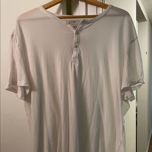 American Eagle Short Sleeve Henley